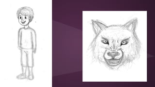 Bocetos para ilustrar un cuento