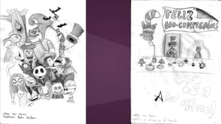 Bocetos para ilustrar un cuento