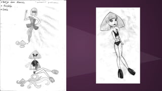 Bocetos para ilustrar un cuento