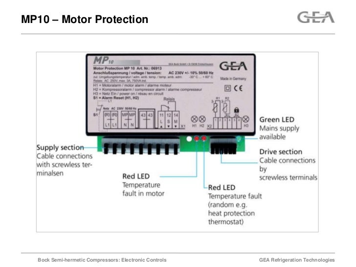 Bock Semihermetic Compressors Electronic Controls