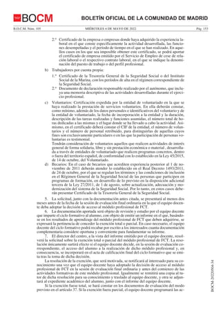 Orden 893/2022, de 21 de abril, de la Consejería de Educación que regula las enseñanzas de formación profesional del siste...