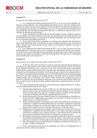 Orden 893/2022, de 21 de abril, se regulan los procedimientos relacionados con la organización, la matrícula, la evaluació...