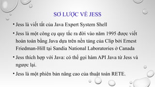 Báo cáo Jess(Java Expert System Shell) | PPT