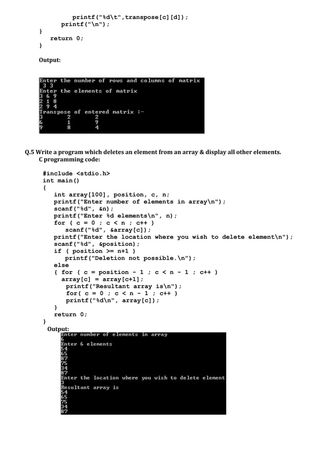C Programming Example | PDF