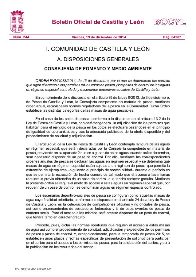 Normas De Pesca Castilla Y Leon 2020 Pesca Informaci n Normas De Pesca Castilla Y Leon 2020 Pesca Informaci n