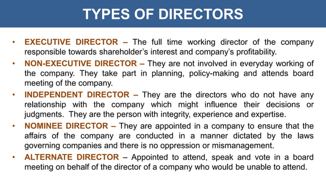 Board of Directors | PPTX