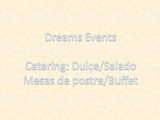 Catering Eventos