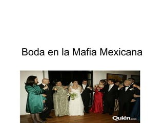 Boda en la Mafia Mexicana 