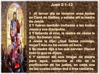 LAS BODAS DE CANÁ DE GALILEA | PPT