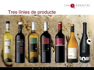 Tres l ínies de producte 