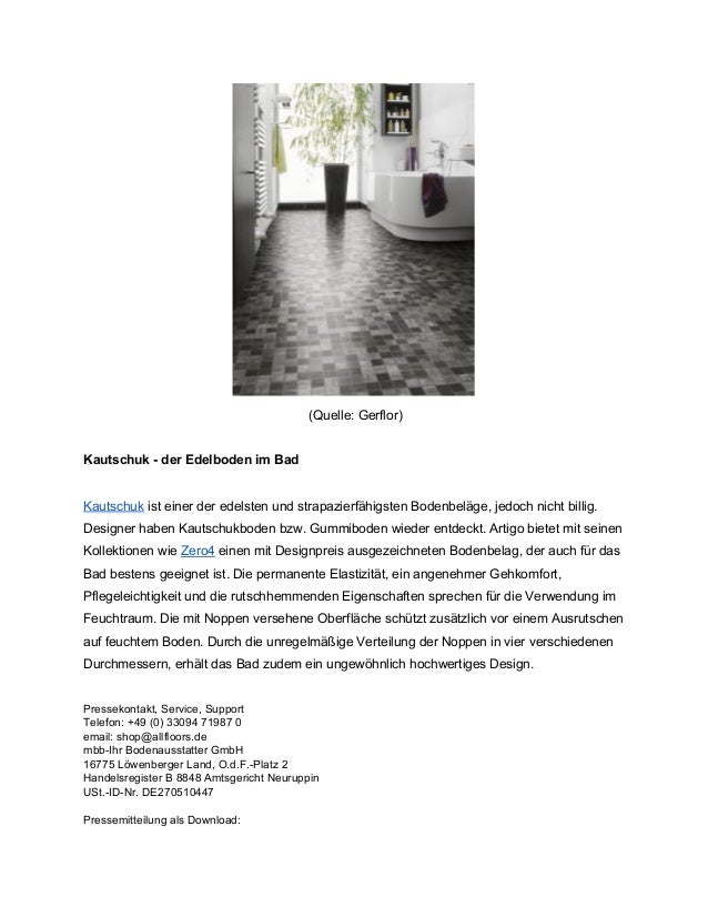 Bodenbelag Trends für Bad und Feuchträume einfach verlegen