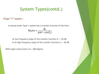 Bode plot & System type | PPT