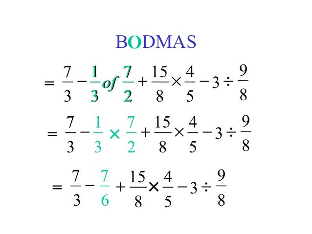 bodmas
