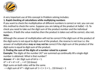 Digit Sum Method Mastering BODMAS and Digit Sum Techniques for Math Problem Solving | PPTX