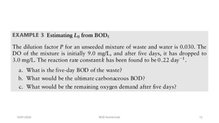 Biological Oxygen Demand (BOD) Numericals-2026.pptx