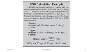 Biological Oxygen Demand (BOD) Numericals-2026.pptx