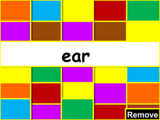ear


      Remove
      Remove
 