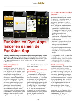 FunXtion & GymApps in Body Bizz