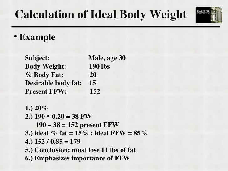 ideal-body-weight-formula