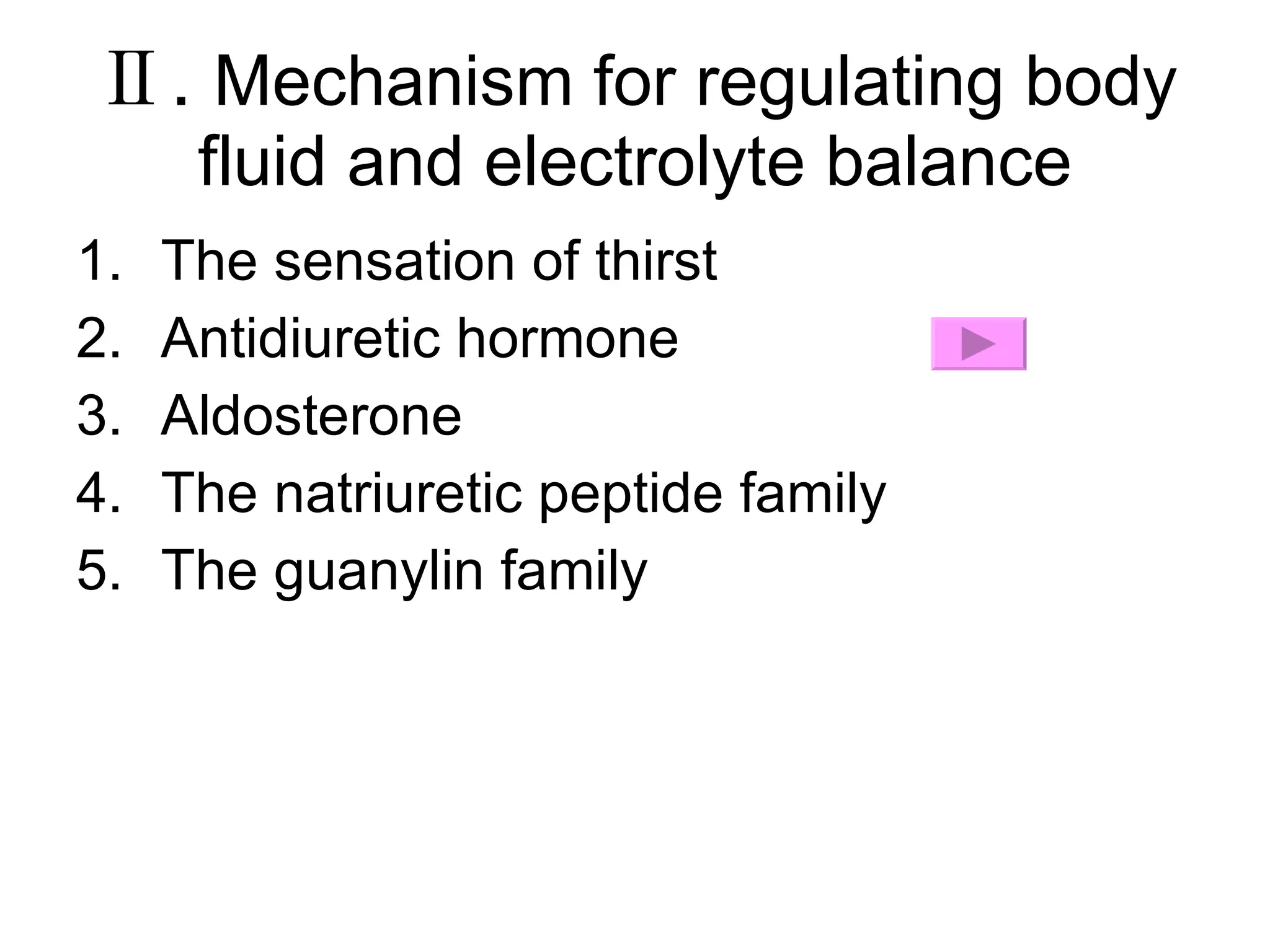 Body Fluid And Electrolyte Balance | PPT