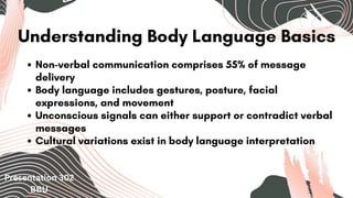 Body-Language--Mastering-Non-Verbal-Com. | PDF