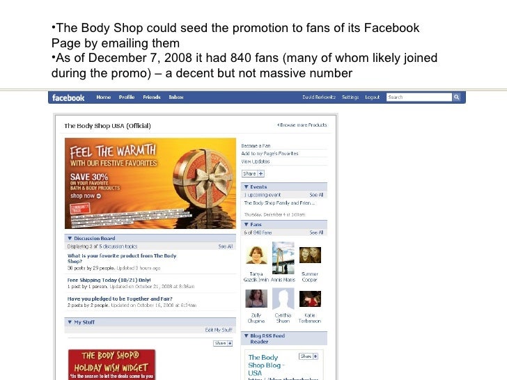 Facebook discount coupon