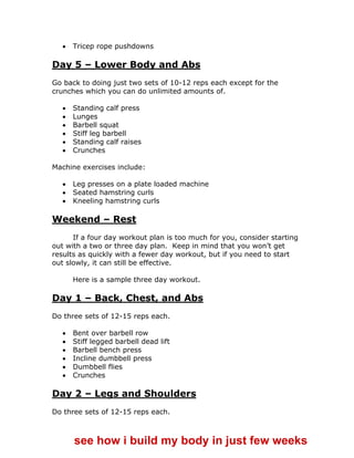 Bodybuilding secrets | PDF