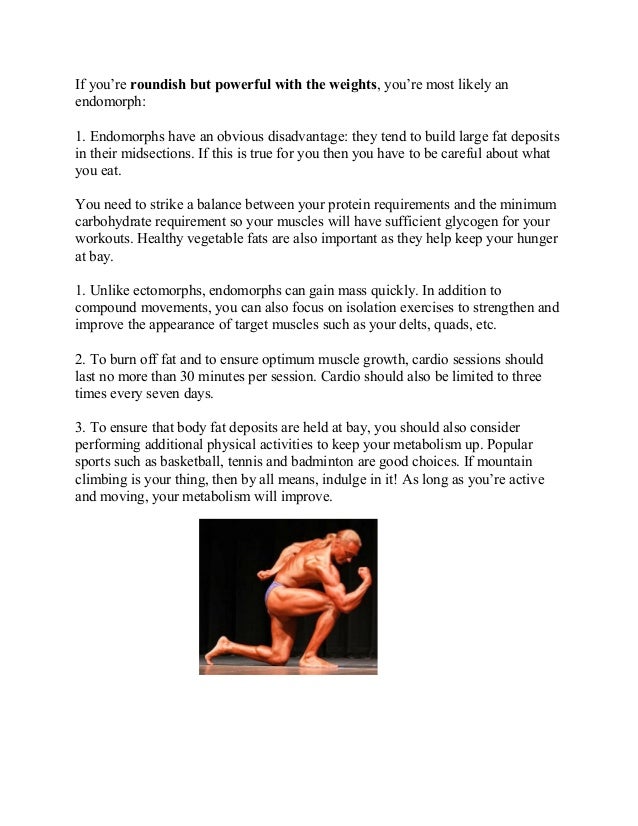 Bodybuilding and body types
