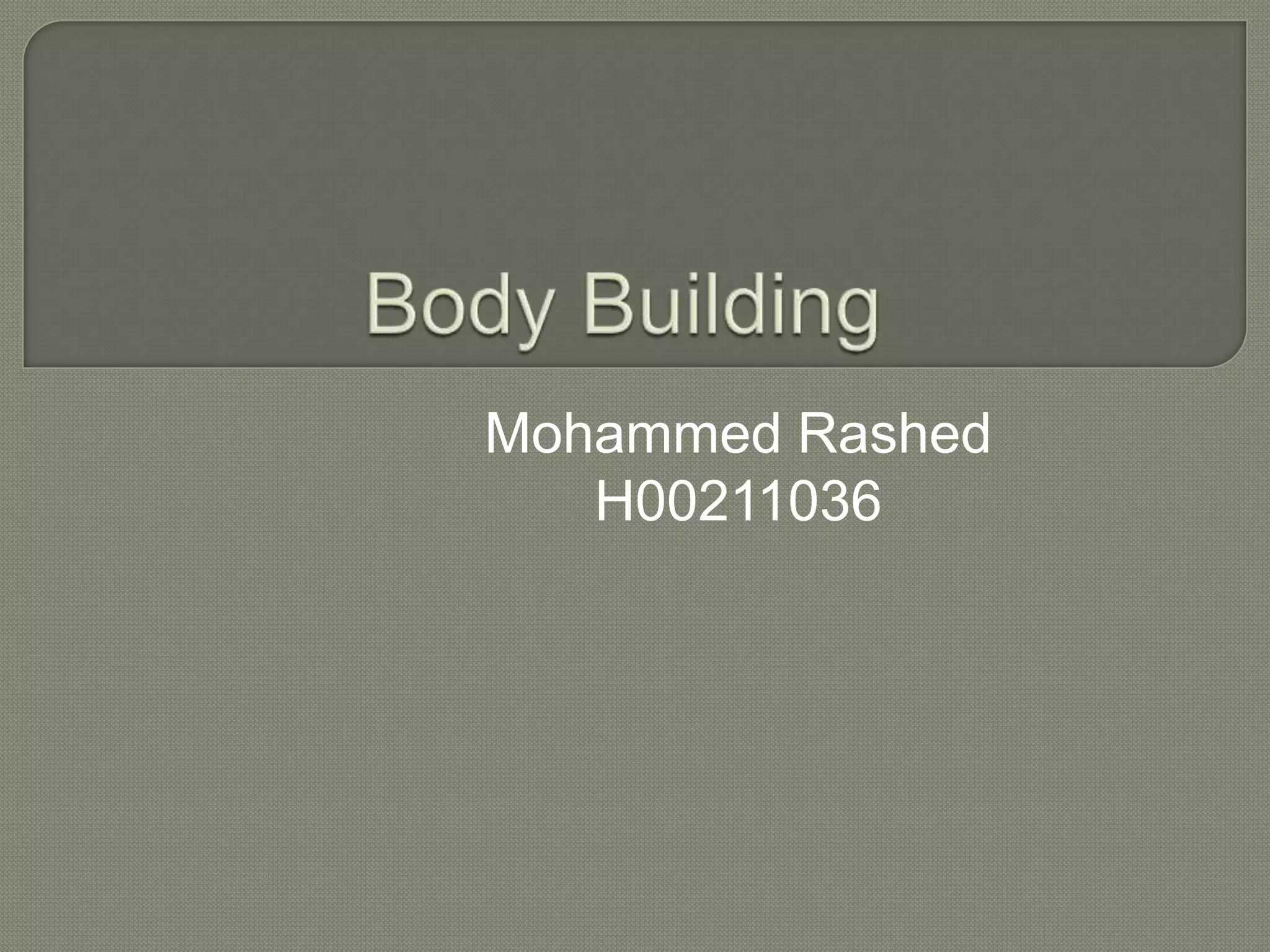 Mohammed Rashed
H00211036