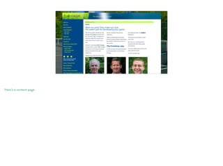 Here’s a content page.
 