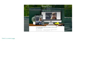 Here’s a content page.
 