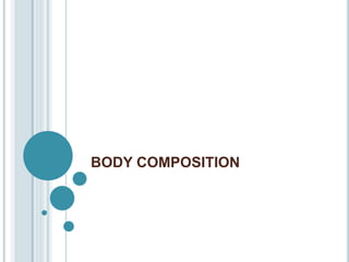 BODY COMPOSITION
 