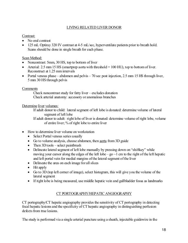 Body Ct Protocols