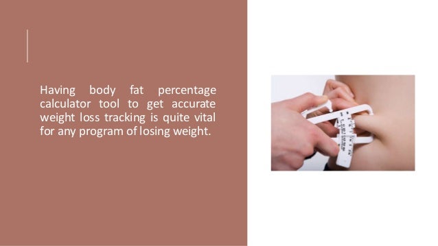 body fat percentage calculator for weight loss program