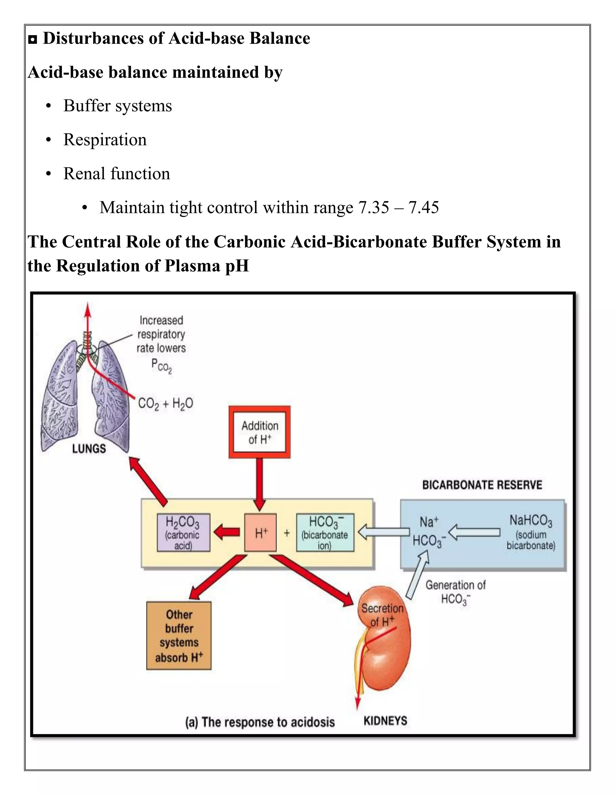 Acid-base Balance | PDF
