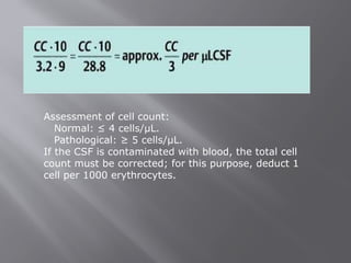 Comprehensive Guide to Cerebrospinal Fluid (CSF) Analysis in Clinical ...