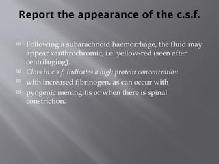 Comprehensive Guide to Cerebrospinal Fluid (CSF) Analysis in Clinical ...