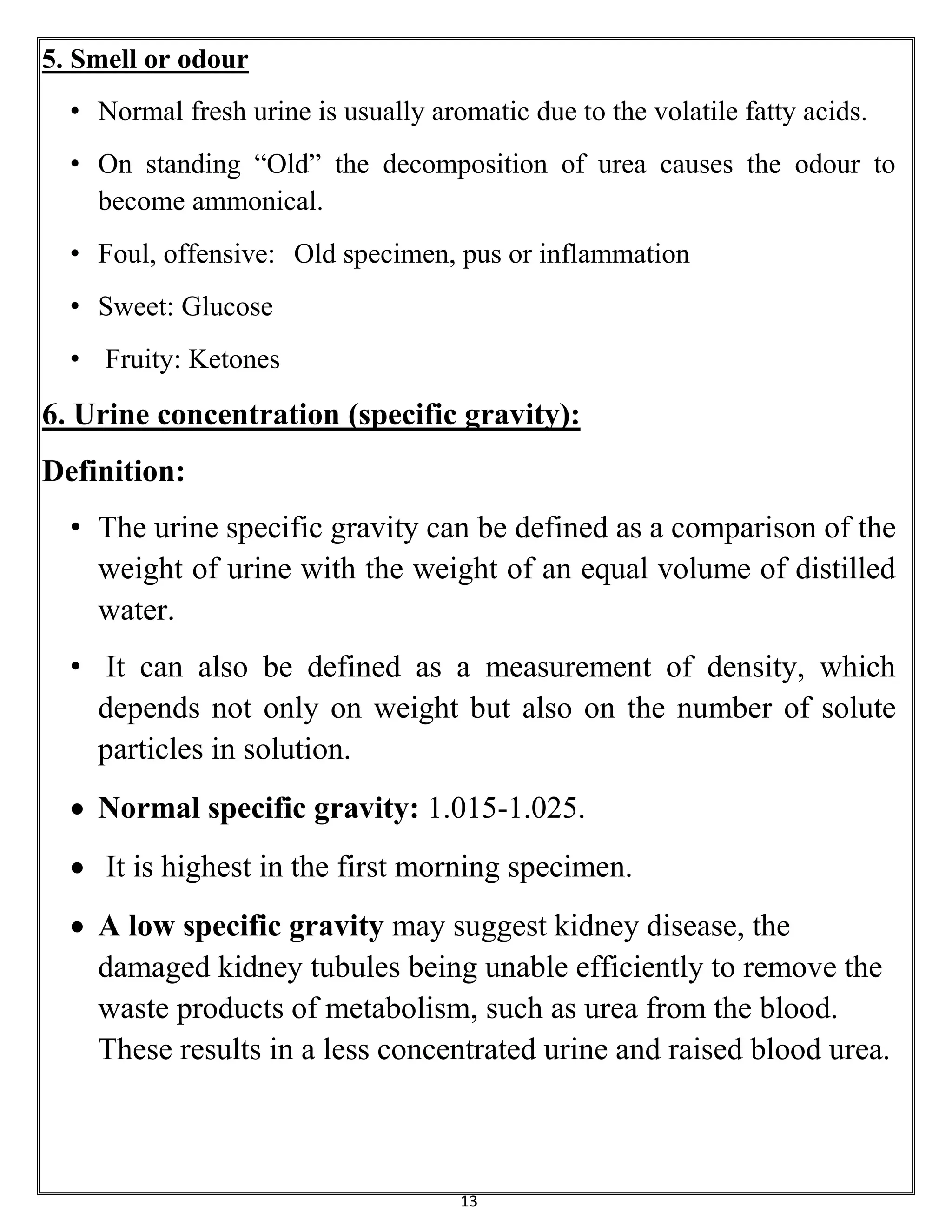 Body fluid ( the Urine ) Urinalysis | PDF