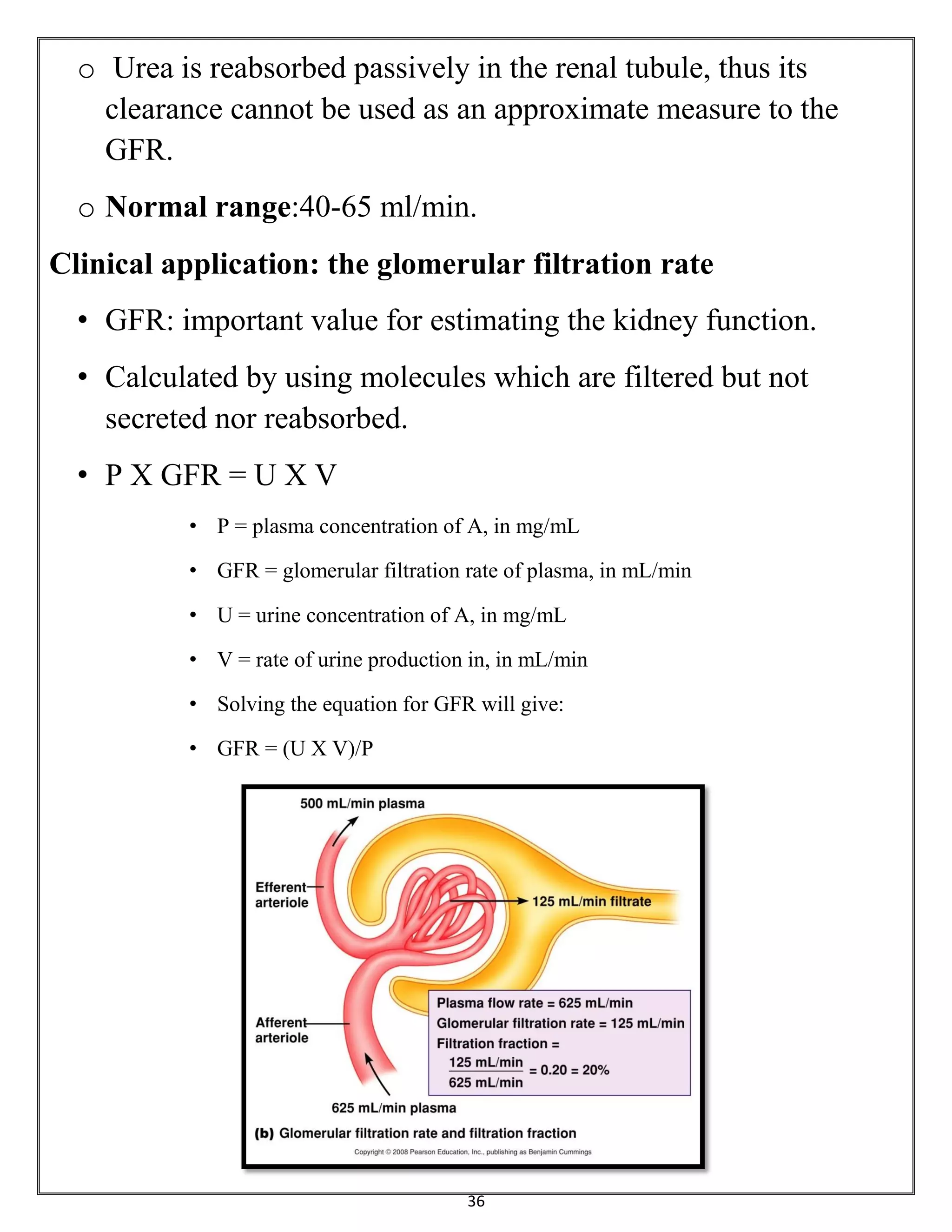 Urine Analysis and Kidney function tests | PDF