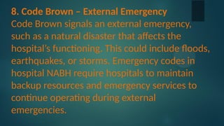 Body fluids, chemical spillage and emergency codes.pptx