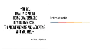 Intro/quote
 