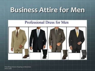 formal presentation attire