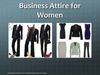 Body lang and clothes for presentations