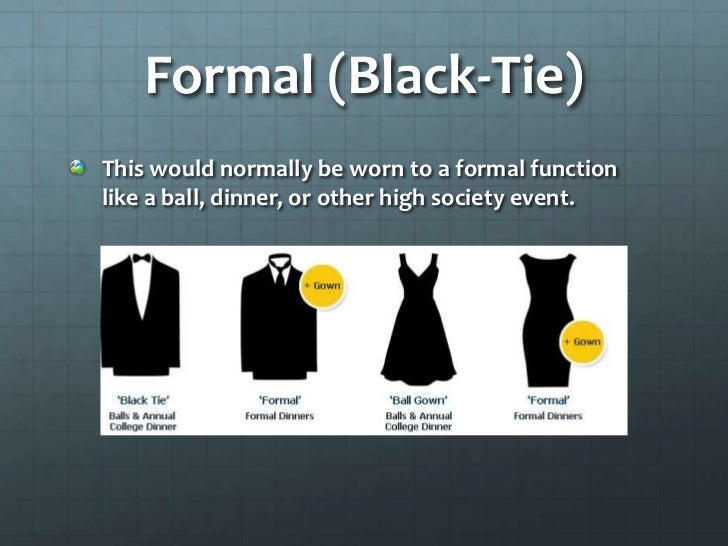 formal clothes for presentation