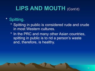 Spitting Rude BODY LANGUAGE | PPT