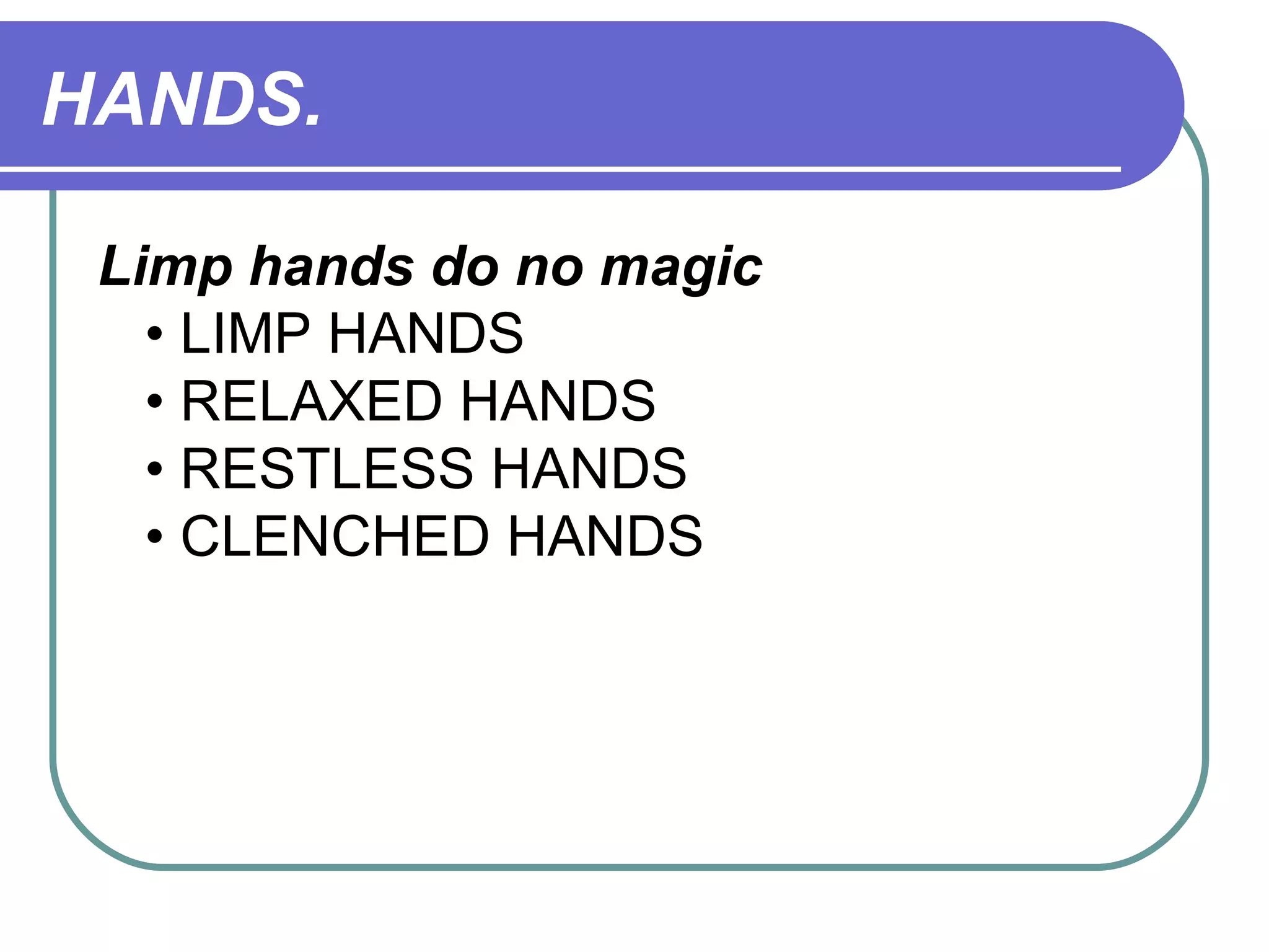Body language | PPT