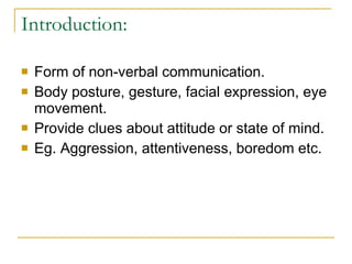 Body language | PPT