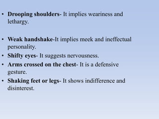 Body language | PPTX