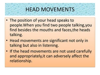 Body language | PPTX