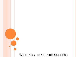 WISHING YOU ALL THE SUCCESS
 